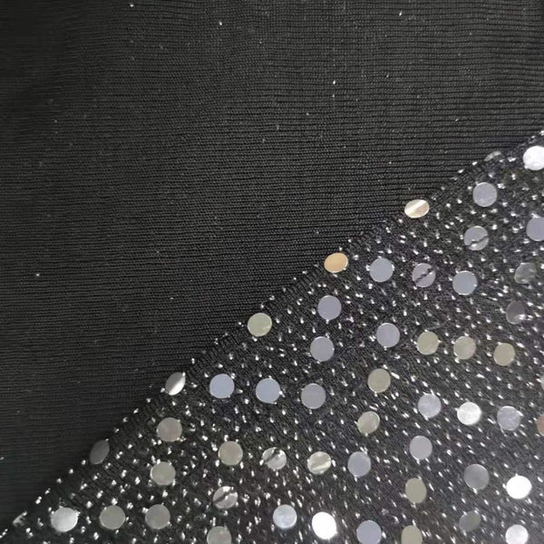 Gray Long Pencil High Waist Backless Sequin Glitter Maxi Dress