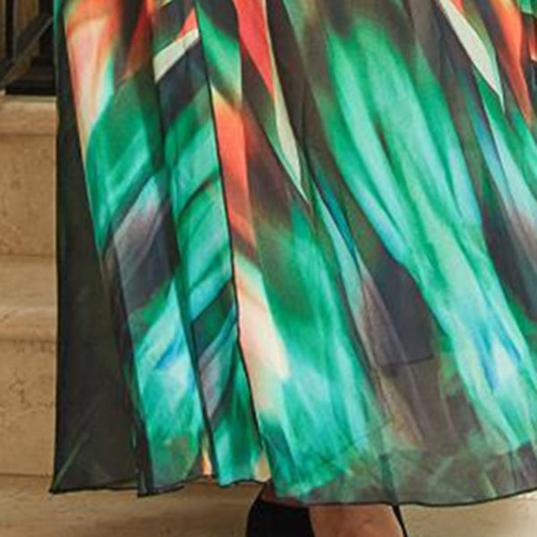 Oversize Bohemian Floor-Length Floral Print Off Shoulder Maxi Dress