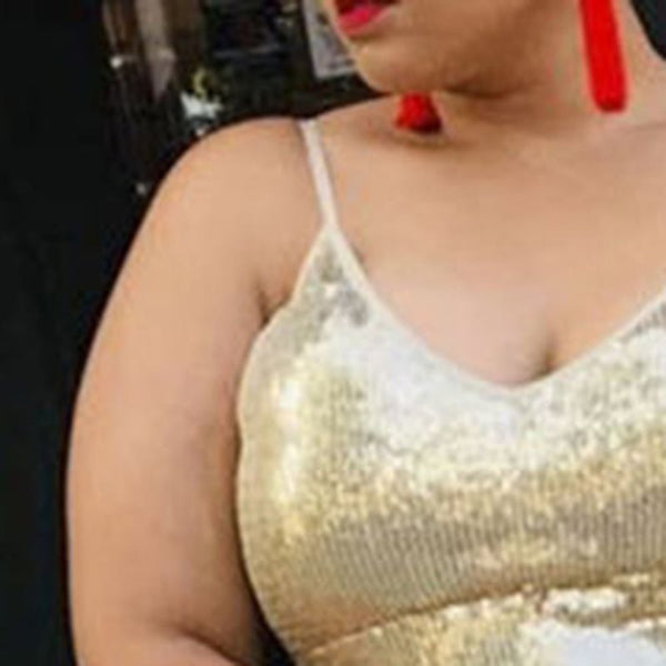 Spaghetti Strap Tassel Sleeveless Plain Pullover Sequins Dress