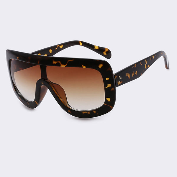 Newest Unique Square Vintage Big Frame Sun Glasses