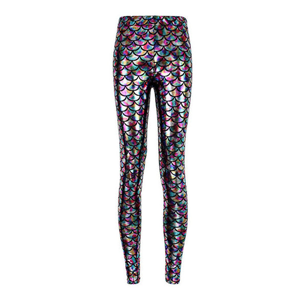 Black Milk Digital Print Mermaid Fish Scale Legging