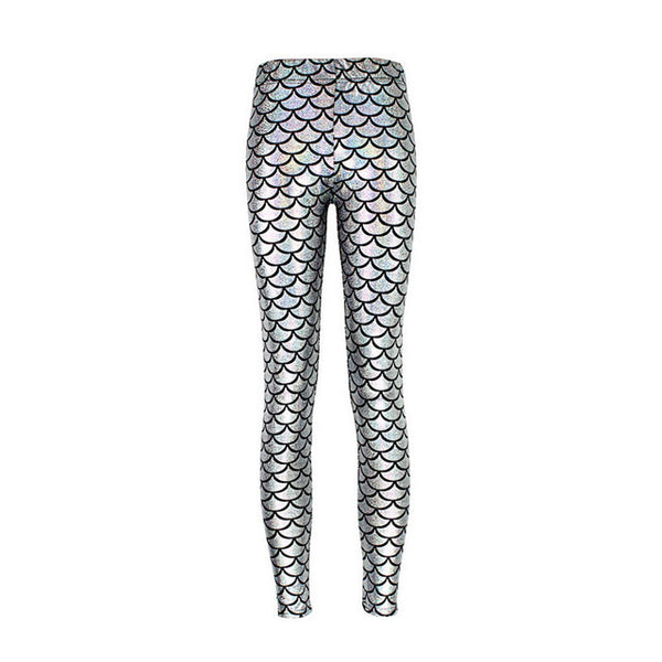 Black Milk Digital Print Mermaid Fish Scale Legging