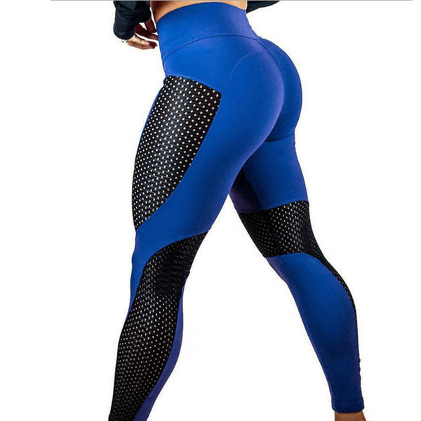 High Waist Yoga Tights Trousers Push Hips