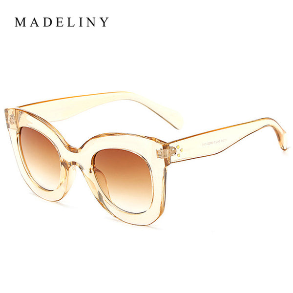 Cat Eye Vintage Gradient Cat Eye Sun Glasses Shades
