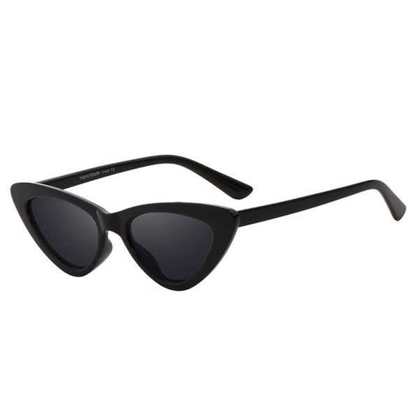 Retro Cat Eyes Mirror Gradient Lens Eyewear