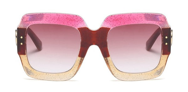 D Square Sunglasses Glasses Retro Eyewear UV Protection