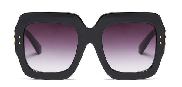 D Square Sunglasses Glasses Retro Eyewear UV Protection