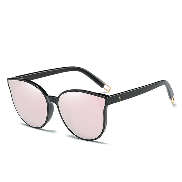 Luxury Flat Top Cat Eye Twin Beam Sun glasses