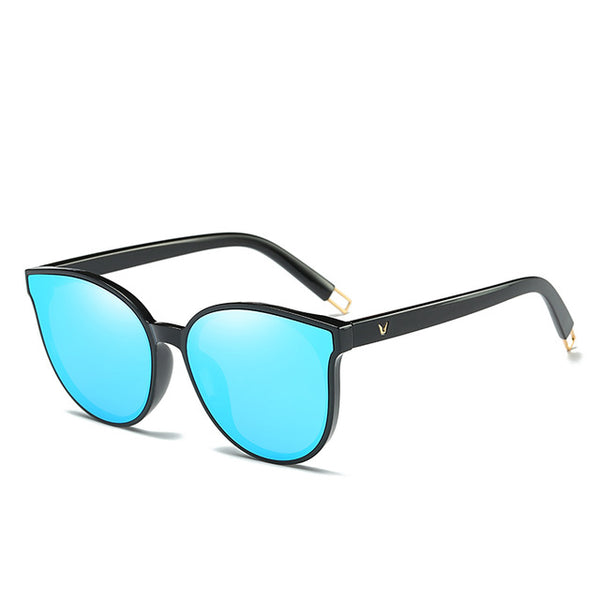 Luxury Flat Top Cat Eye Twin Beam Sun glasses