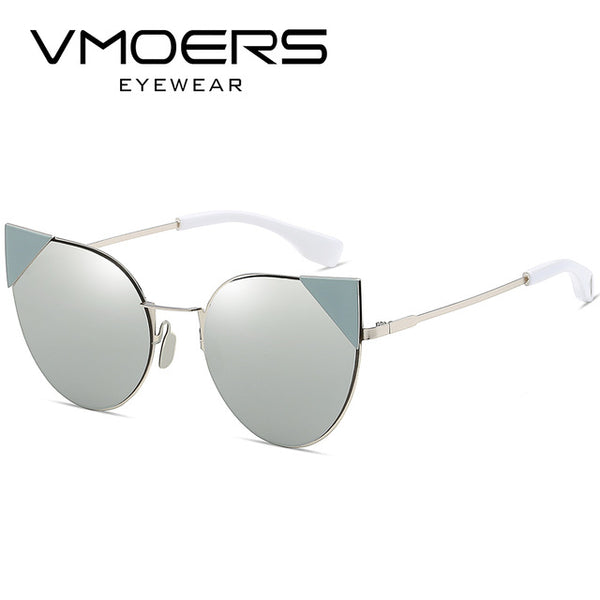 Pink Mirror Luxury Cat Eye Sunglasses