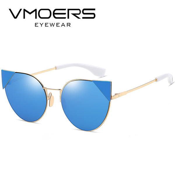 Pink Mirror Luxury Cat Eye Sunglasses