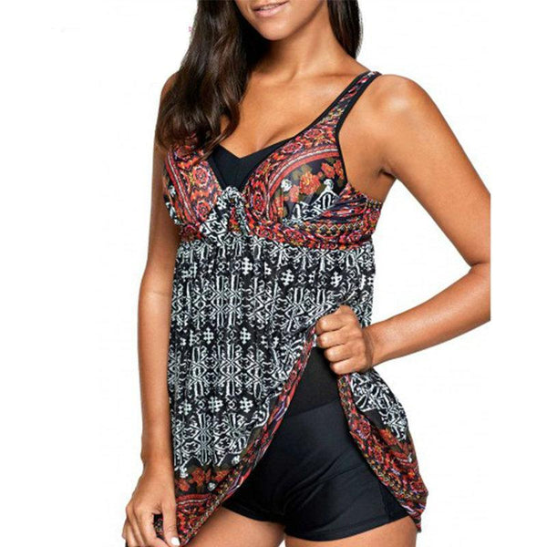 Cutout Back Spaghetti Strap Bikinis Set