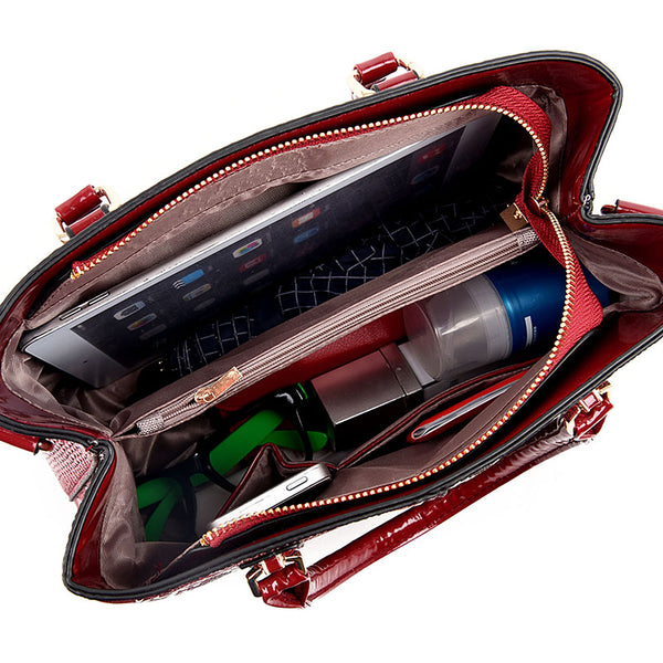 Luxury Snake Shoulder PU Leather Bags