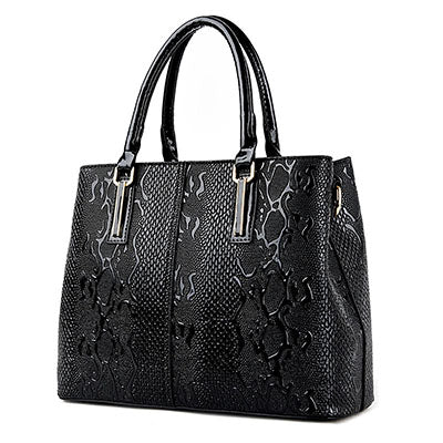 Luxury Snake Shoulder PU Leather Bags