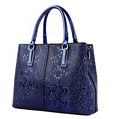 Luxury Snake Shoulder PU Leather Bags