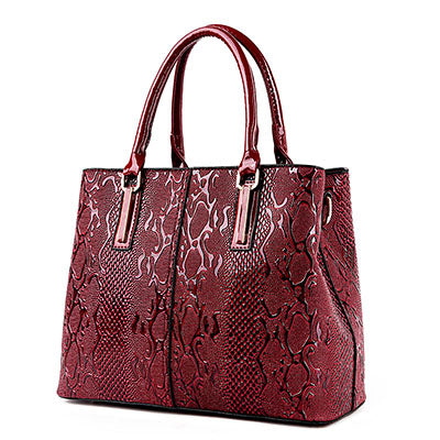 Luxury Snake Shoulder PU Leather Bags