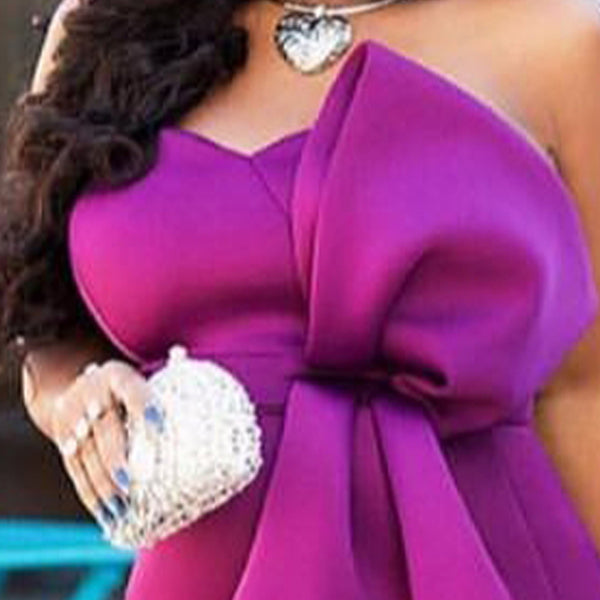 Off Shoulder Backless Strapless Hip Robes