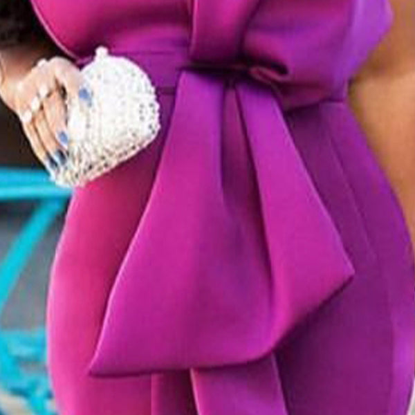 Off Shoulder Backless Strapless Hip Robes