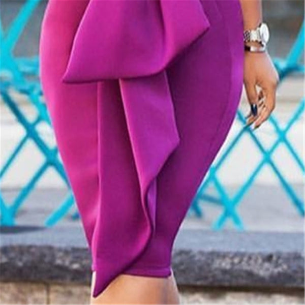 Off Shoulder Backless Strapless Hip Robes